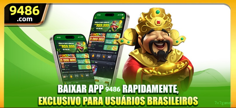 Imagem promocional do aplicativo mobile da 7x7games